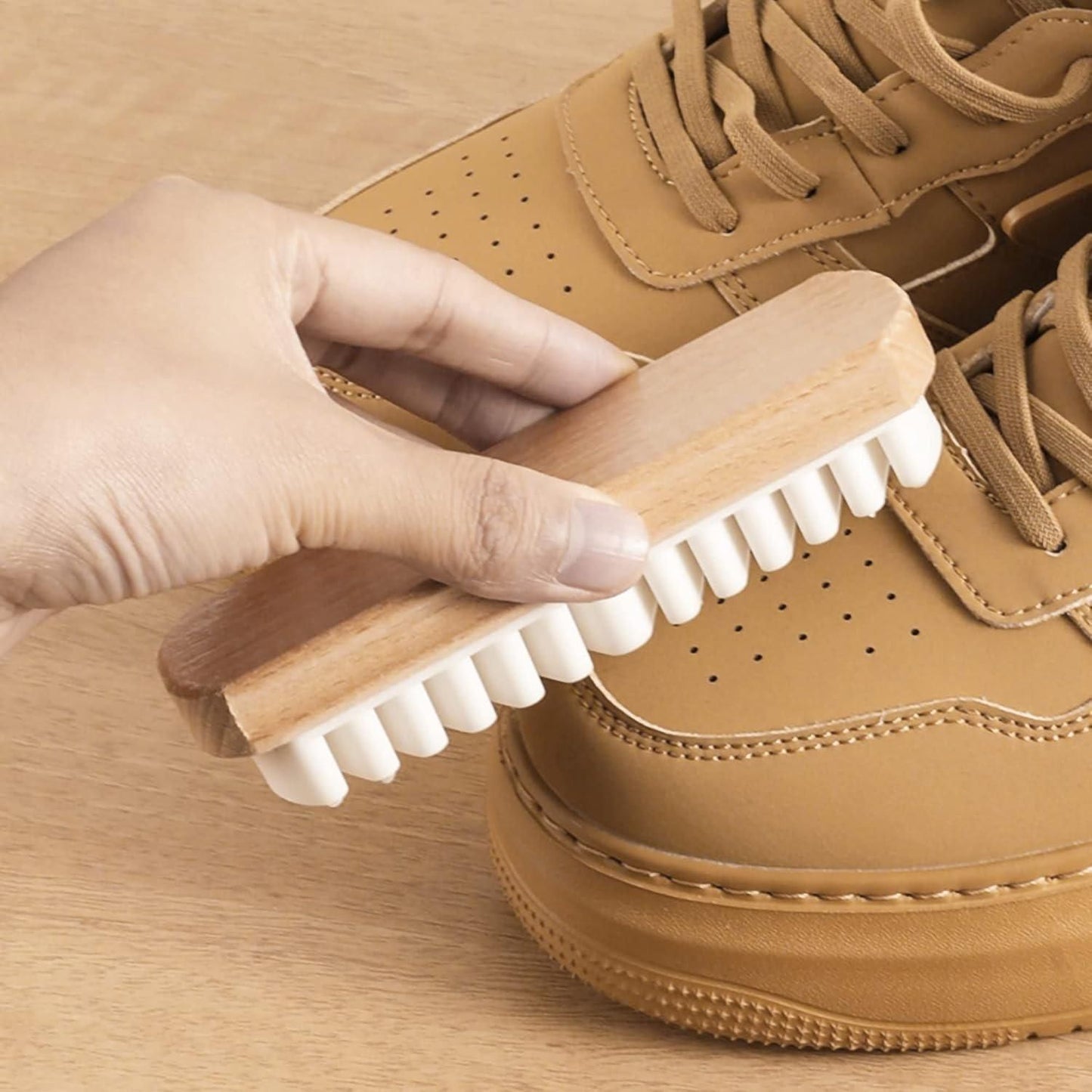 2 in 1 Rubber Shoe Cleaning Brush - Natural Rubber