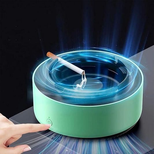 Exhaust Ashtray - Air Purifier with Filter / Indoor outdoors Smokeless Fresh Air Ashtray