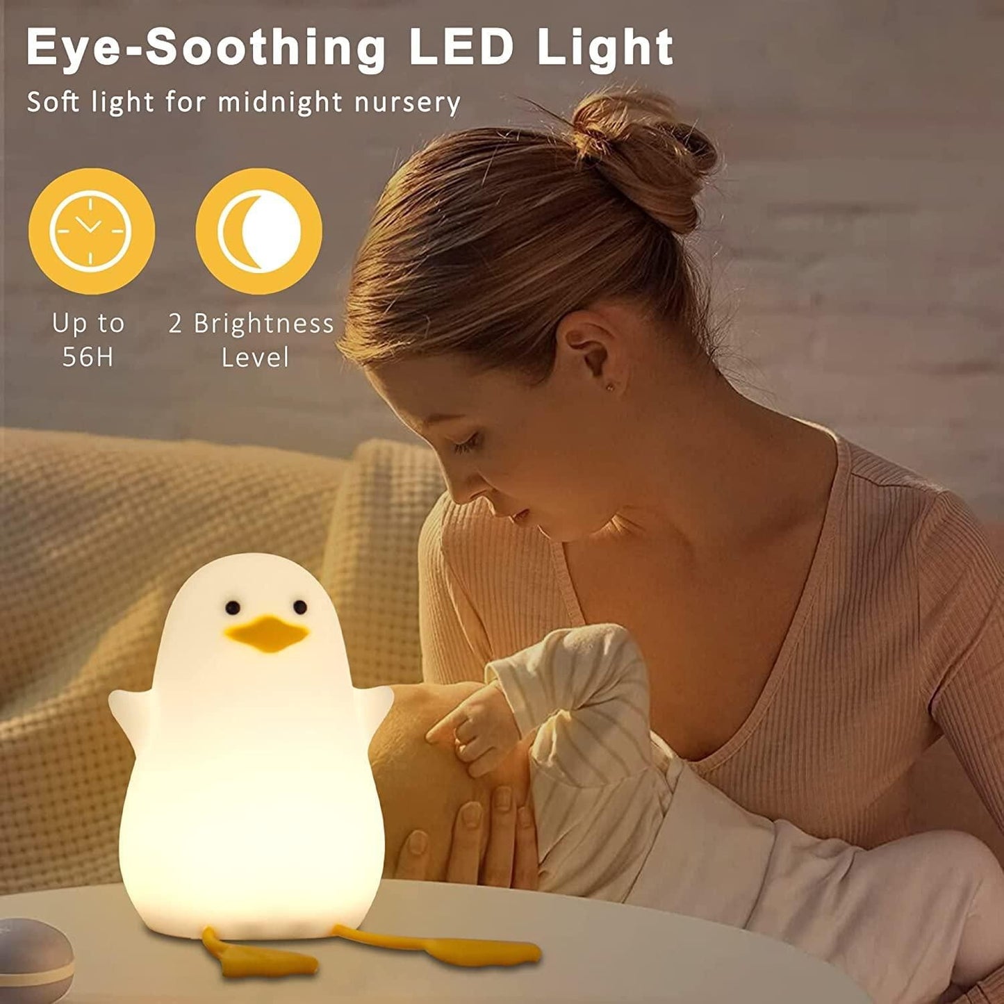 Duck Light Night Lamp (Touch Sensor)