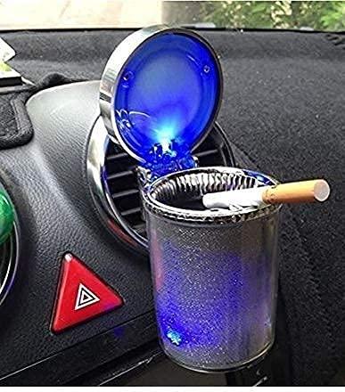 Designer Light Up Car Ashtray for Cup Holder or for Vent