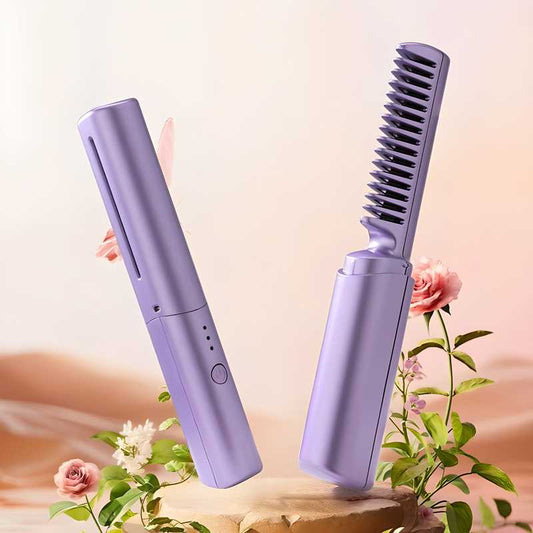 Portable Mini Hair Straightener Comb