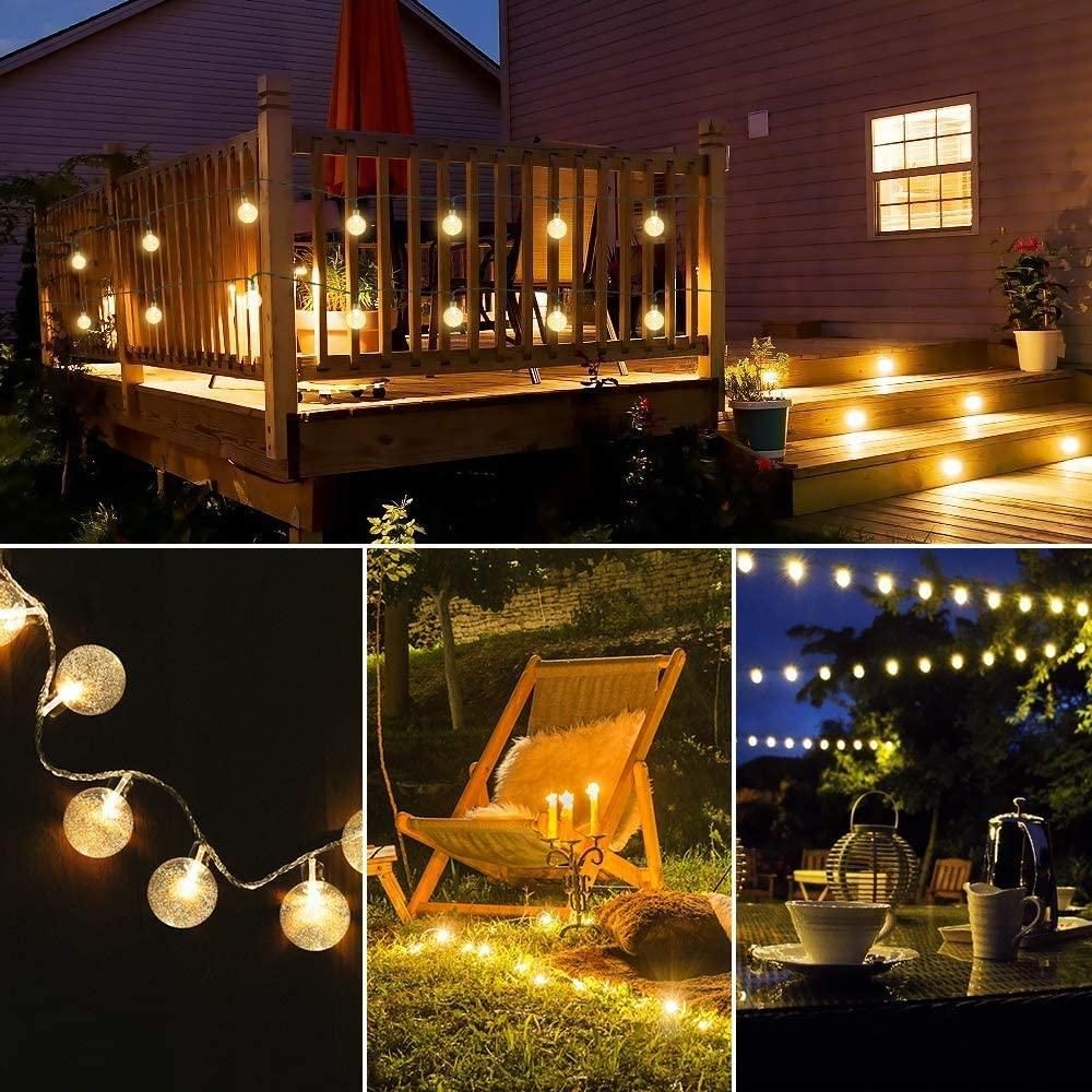 New 16 LED Crystal Balls String Light - Durable and Elegant