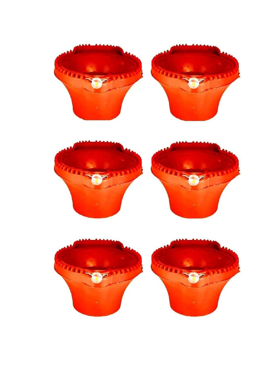 LED Light Water Sensor Diyas (Pack of 6/12/18/24)