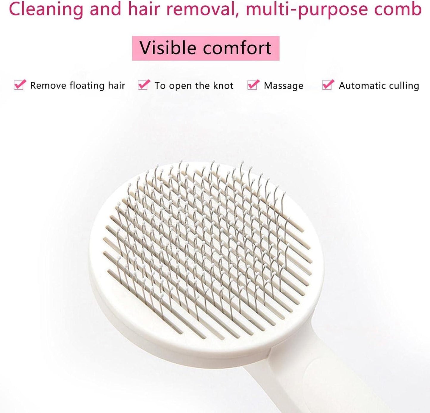 Stainless Steel Pet Hair Removal Brush