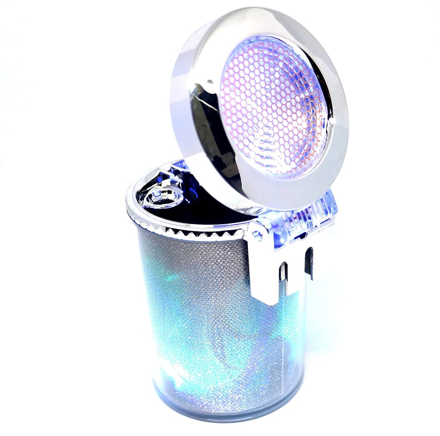 Designer Light Up Car Ashtray for Cup Holder or for Vent