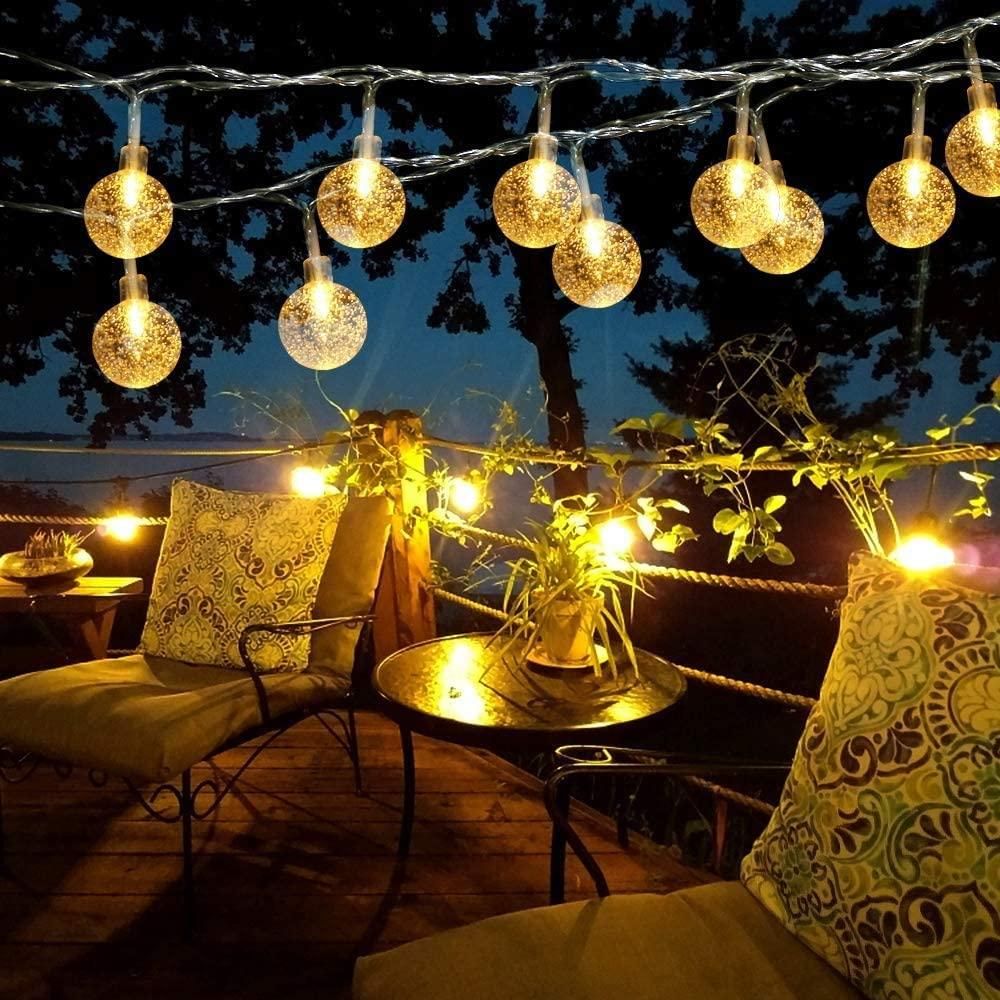 New 16 LED Crystal Balls String Light - Durable and Elegant