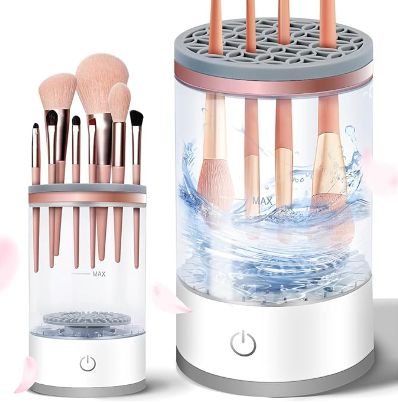 3-in-1 Brushy Pro Cleaner - Electric Makeup Brush Cleaner, Cosmetic Brush Cleaner, Cosmetic Brush Deep Clean