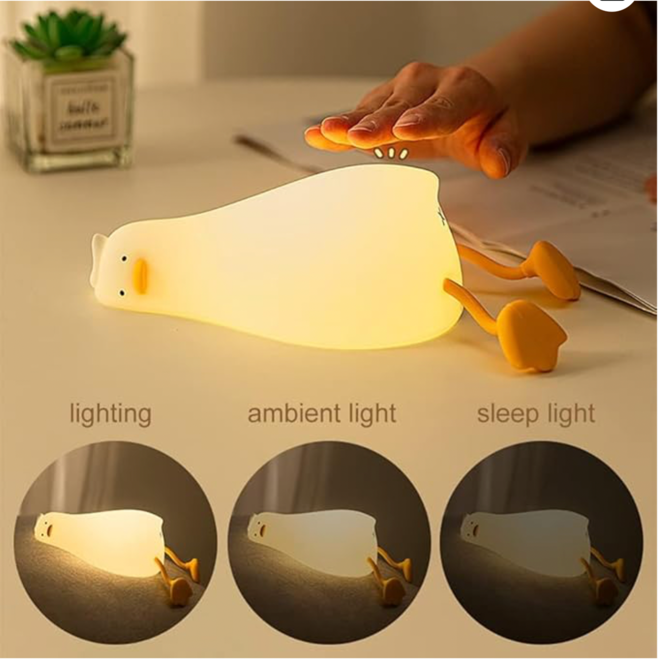 Duck Light Night Lamp (Touch Sensor)