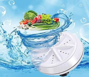 Portable Mini Washing Machine (Ultrasonic Turbine Washer) - Mini Bucket Washing Machine